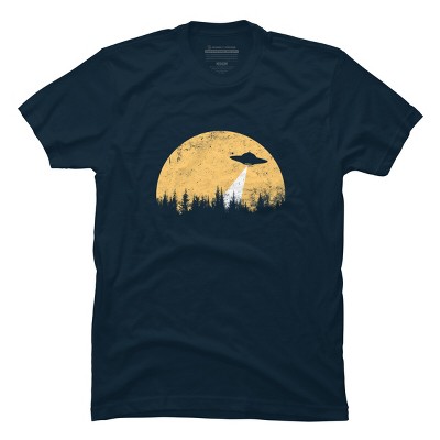 Men's Design By Humans UFO By sustici T-Shirt