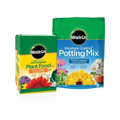 Miracle-Gro Water Soluble Plant Food and Potting Mix