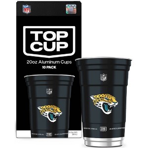 衛生日用品 RT220000 Top Cup NFL Jacksonville Jaguars Disposable Cups - 20oz/10ct