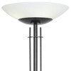 Possini Euro Design Modern Torchiere Floor Lamp 72" Tall Dark Bronze Frosted Glass Shade for Living Room Bedroom Office House - 3 of 4