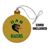 Alabama at Birmingham Blazers Logo Wood Christmas Tree Holiday Ornament - 2 of 4