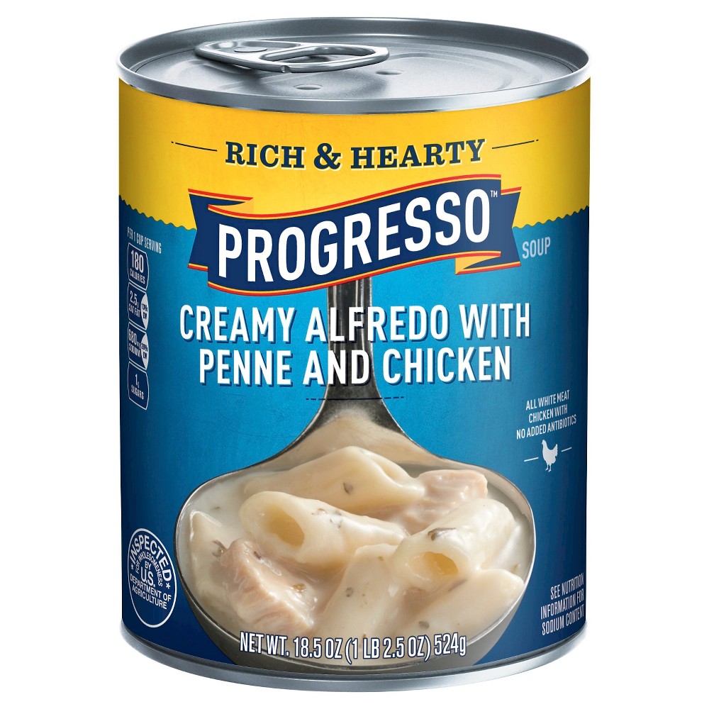 UPC 041196456578 product image for Progresso Rich & Hearty Creamy Alfredo with Penne and Chicken Soup 18.5 oz | upcitemdb.com