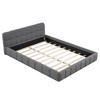 Whisen Morden Design Queen Size Upholstered Platform Bed with Thick Fabric - 4 of 4