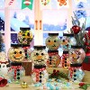 24 Pcs Plastic Christmas Candy Jars with Lids, Clear Xmas Cookie Jar Container for Marshmallow - 3 of 4