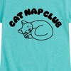 Girls' - Instant Message - Cat Nap Club Fitted Short Sleeve Graphic T-Shirt - 2 of 4