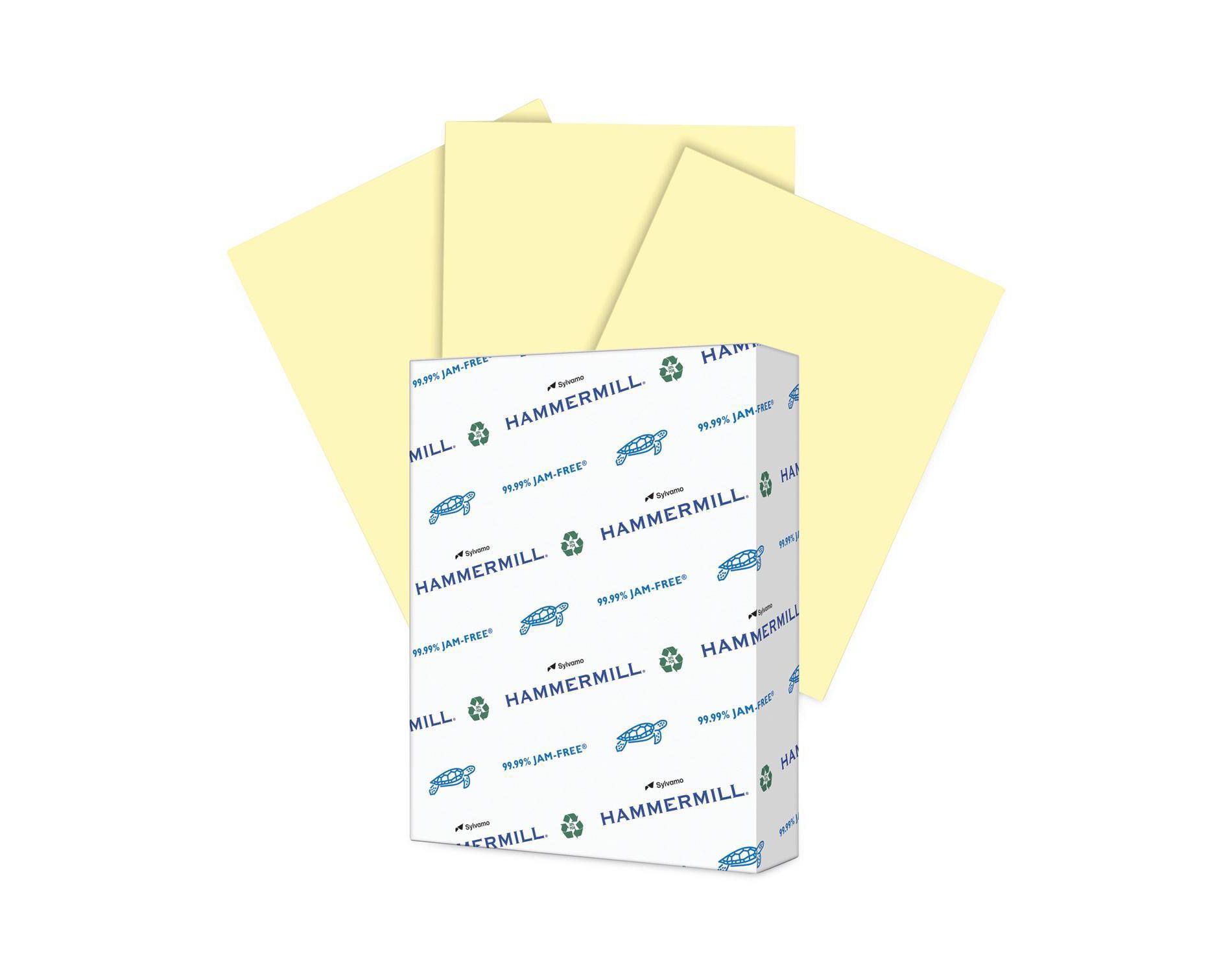 Hammermill Color Print Paper - Canary (HAM103341): 30% Recycled, 20 lb, Letter Size