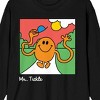 Mr. Men And Little Miss Classic Mr. Tickles Crew Neck Long Sleeve Men's Black Tee - 2 of 3