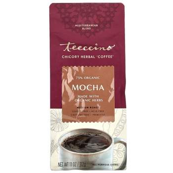 Teeccino Chicory Herbal Coffee, Mocha, Medium Roast, Caffeine Free, 11 oz (312 g)