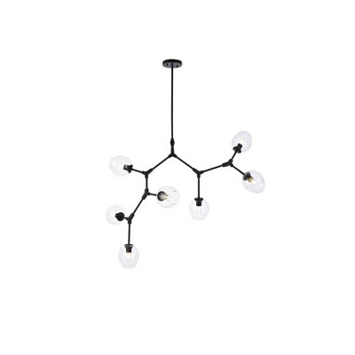 Elegant Lighting Cavoli 7 - Light Chandelier in  Black