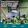 Bliss Hammocks 24 Volt Heated Directors Seat Steel Camping Chair - 4 of 4
