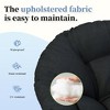 CAVINAS Wicker Papasan Chair with Cloud Thick Density Fabric Cushion, 360 Degree Swivel Chair, Weatherproof Lounge Chair, Accent Chair - 3 of 4