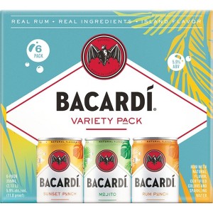 Bacardi Variety Pack - 6pk/355ml Cans - 1 of 3