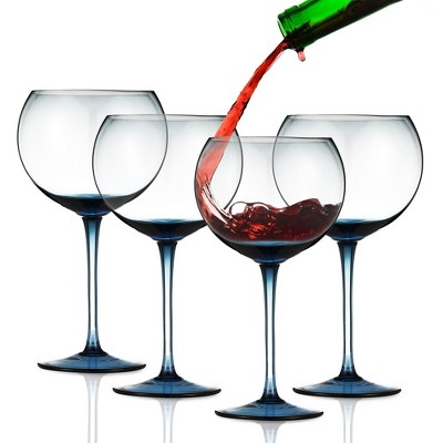 Berkware Sophisticated Oversized Colored Wine Glass - 18.7oz