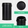 Trash Can, 65 Liter Round Garbage Can, Commercial Grade Stainless Steel Recycling Bin - 4 of 4