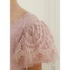 2Bunnies Paisley All-Over Lace Flutter Sleeve Flower Girl Dress Knee - 2 of 4
