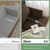 Gericco Loveseat Sofa 56", Small Couches for Small Spaces, Mid Century Love Seat Couches for Living Room, Upholstered 2-Seater Small Couch - 2 of 4