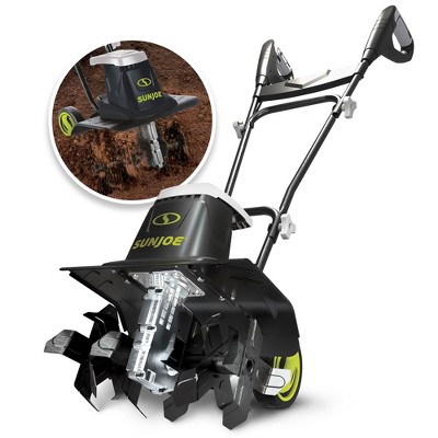 Sun Joe Electric Corded 13.5 Amp Garden Tiller & Cultivator, 16", SUJ-TJ604E