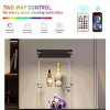 Syemin Decorative Storage Cabinets Glass Display Cabinet 4-Shelf, Curio Cabinets, Tempered Glass Floor Standing Bookshelf, Black, 15.67"*13.58"*65.87" - 4 of 4
