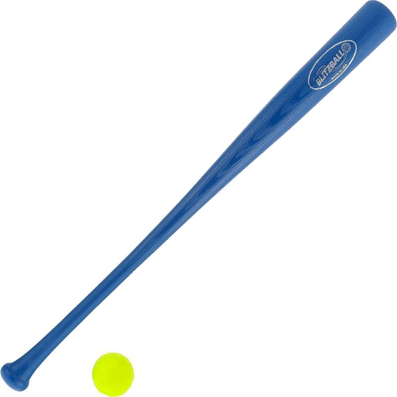 Blitzball "The Ultimate Backyard Baseball" Curve Training Plastic Ball & Bat Set, 1 of 3