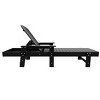 WestinTrends Dylan Adirondack Poly Reclining Chaise Lounge With Arms - 3 of 4