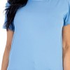 Slickblue Women's Basic Short Sleeve T-Shirt, Stretch Jersey Knit, Casual Everyday Fit, 10 Color Options, Size S-L - 3 of 4