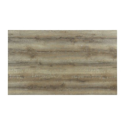 Transitional Beige Light Oak Rectangular Dining Table