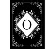 Briarwood Lane Everyday Double Sided Garden Flag 12x18 For Outdoor Black and White Monogram O Garden Flag Flags For Outside - 3 of 4
