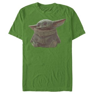 Men's Star Wars The Mandalorian The Child Portrait T-Shirt - 1 of 4