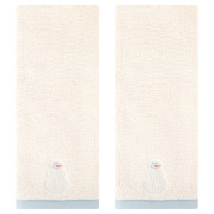 REGALWOVEN Cartoon Pattern Bathroom Soft Absorbent Hand Towel 14" x 30" - 1 of 4