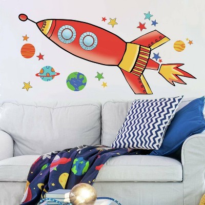 Rocket Peel and Stick Giant Wall Decal - RoomMates