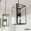 Hunter Fans 11.5" Onyx Bengal Ceiling Light Pendant Glass Dimmable 8 Bulb - 2 of 4