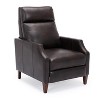 Okak Push Back Recliner Chair Accent Chair Faux Leather Recliner Sofa Chair with Solid Wood Legs for Living Room Bedroom - 3 of 4