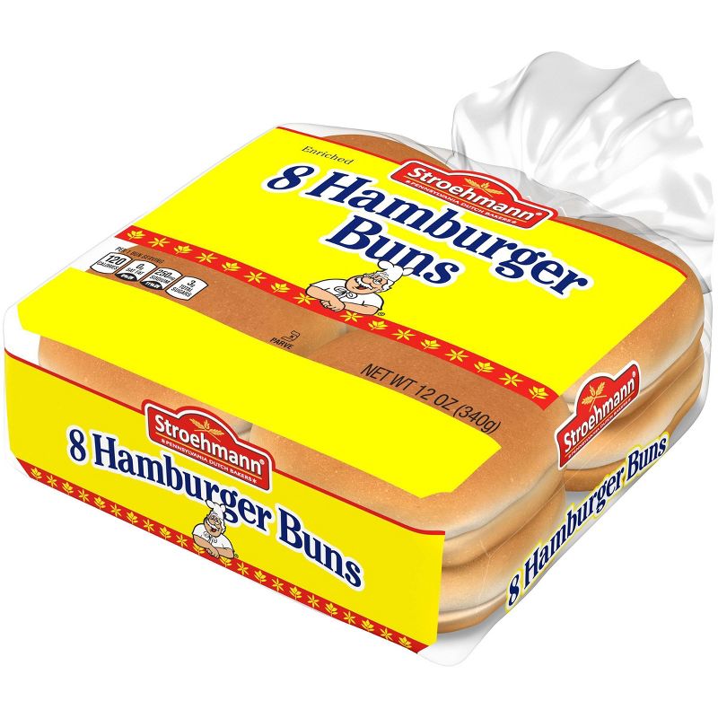 Stroehmann Hamburger Buns - 12oz, 3 of 7