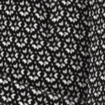 black white tile print