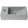 ALFI ABCO108 16Inch Small Rectangular Solid Concrete Gray Matte Wall Mounted Bathroom Sink - 2 of 4