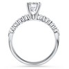 Pompeii3 Certified 2 1/3Ct Emerald Cut Diamond Engagement Ring 14k Gold Lab Created - 2 of 4