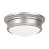 Livex Lighting Astor 2 - Light Flush Mount in  Brushed Nickel - 4 of 4