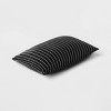 10"x17" Pin Stripe Rectangular Outdoor Lumbar Pillow - Room Essentials™ - 3 of 4