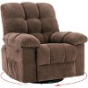 360° Swivel Rocking Recliner Chair with Chenille Fabric & Tool-Free Assembly - 3 of 4