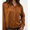 Women's Suedine Wide Jacket - ESQUALO - 2 of 4