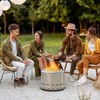 19.5" Smokeless Fire Pit, Portable Outdoor Firepit, Wood Burning Fireplaces, Low Smoke Bonfire for Camping, Patio and Outside - 3 of 4
