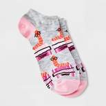 Women's Bookworm Low Cut Socks - Xhilaration™ Gray/Pink 4-10