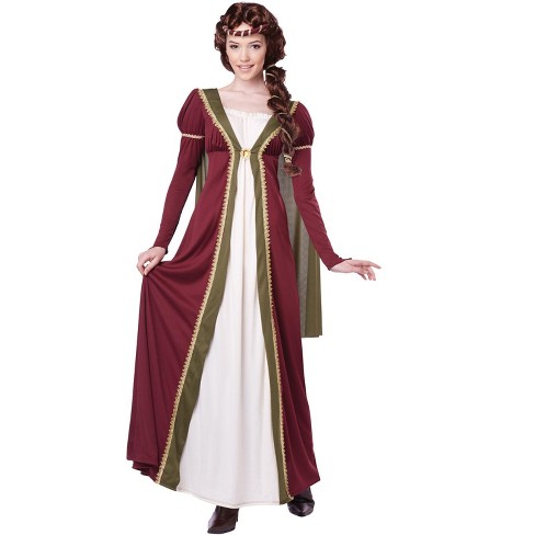 California Costumes Medieval Overdress Women's Costume (red), Small/medium  : Target