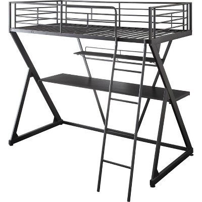 target bunk beds with desk