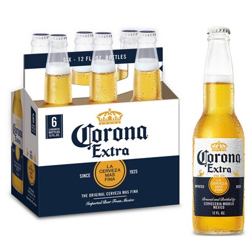 Corona Extra Lager Beer - 6pk/12 Fl Oz Bottles : Target