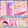 Backpack for Kids Teens Boys Girls Pikachu Anime Bookbag Daypack Bag School Sports Gifts for Kids (Pink) - 4 of 4