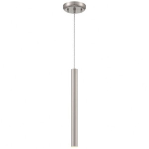 Access Lighting Pipeline 1 - Light Pendant in  Brushed Steel - 1 of 3