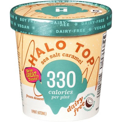 Halo Top Dairy-Free Sea Salt Caramel Frozen Dessert - 16oz