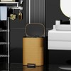 13 Gallon 50L Kitchen Foot Pedal Operated Soft Close Trash Can - Stainless Steel Ellipse Bustbin - 4 of 4