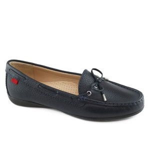 Marc Joseph New York | Womens Leather Slip On Diana St Tiebow Driver Loafers - 1 of 4